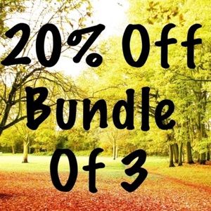 💰 Any 3 Items You Buy You’ll Receive 20% Off 💰